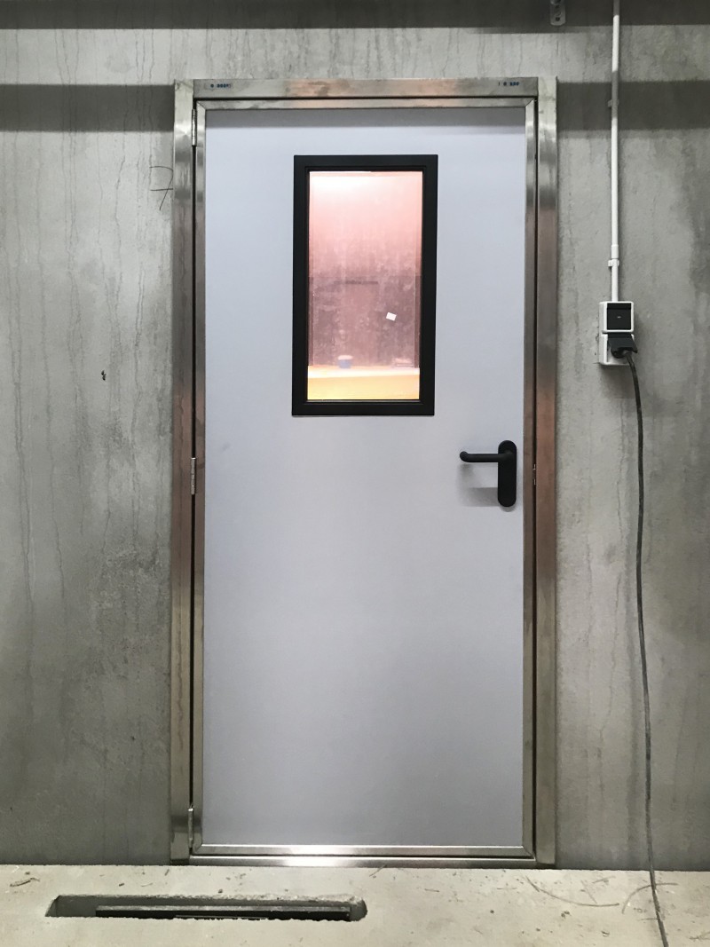 Department doors PVC gray